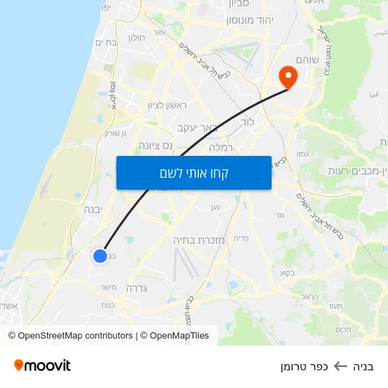 מפת בניה לכפר טרומן