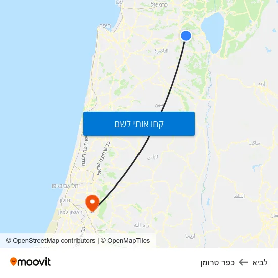 מפת לביא לכפר טרומן