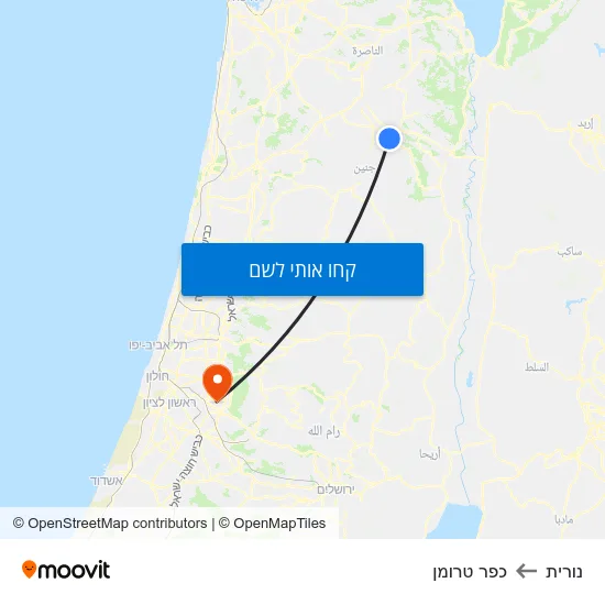 מפת נורית לכפר טרומן