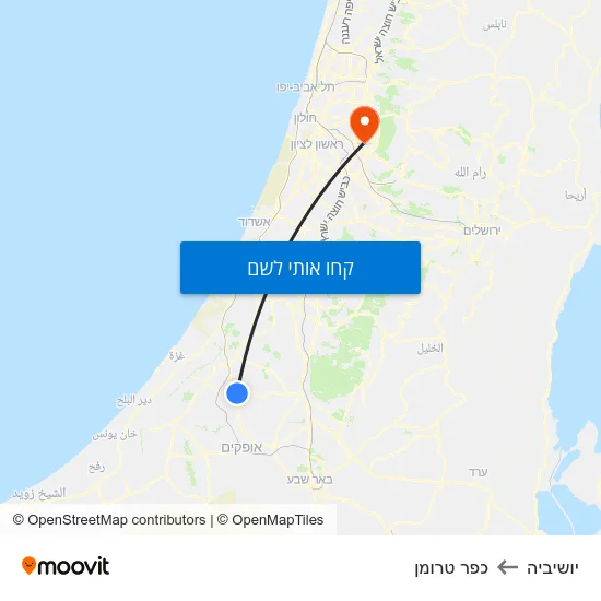 מפת יושיביה לכפר טרומן