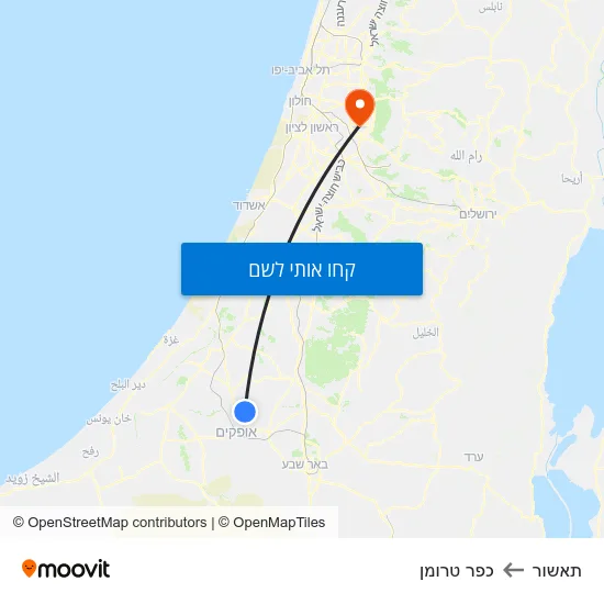 מפת תאשור לכפר טרומן