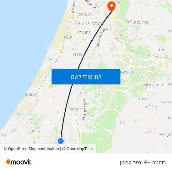 מפת רוחמה לכפר טרומן