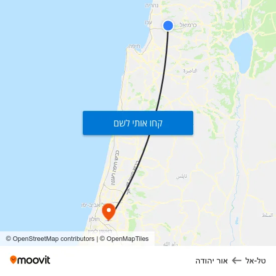 מפת טל-אל לאור יהודה