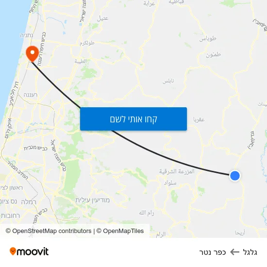 מפת גלגל לכפר נטר