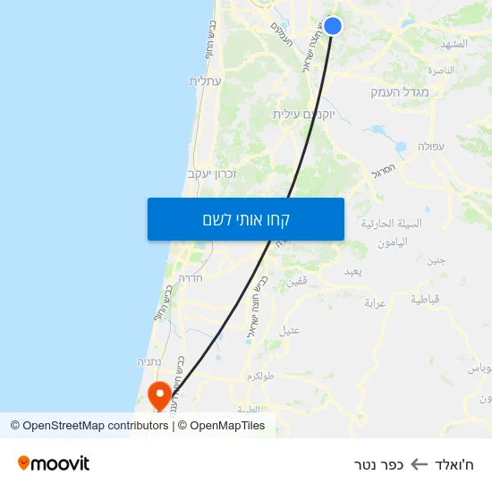 מפת ח'ואלד לכפר נטר