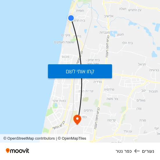 מפת נעורים לכפר נטר