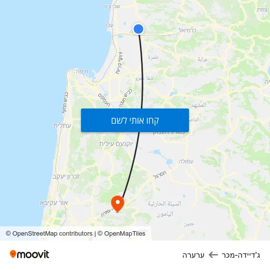מפת ג'דיידה-מכר לערערה