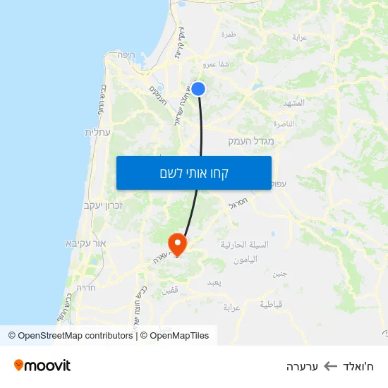 מפת ח'ואלד לערערה