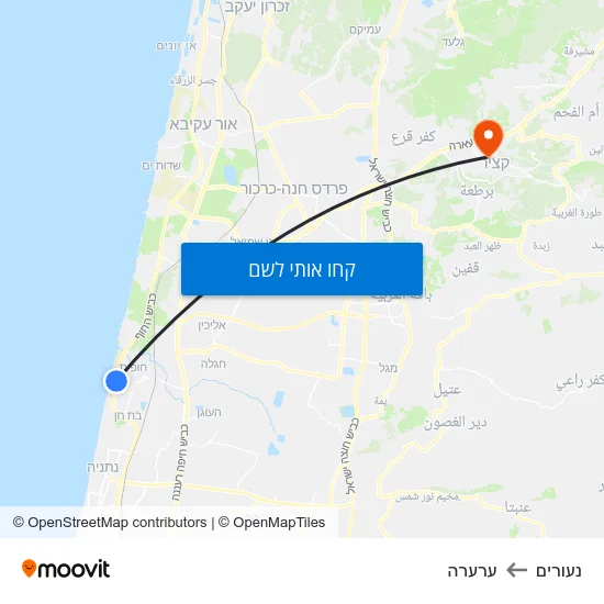 מפת נעורים לערערה