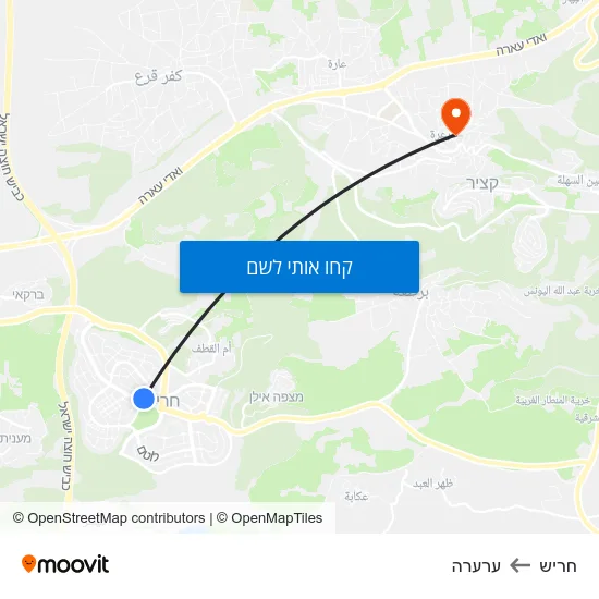 מפת חריש לערערה