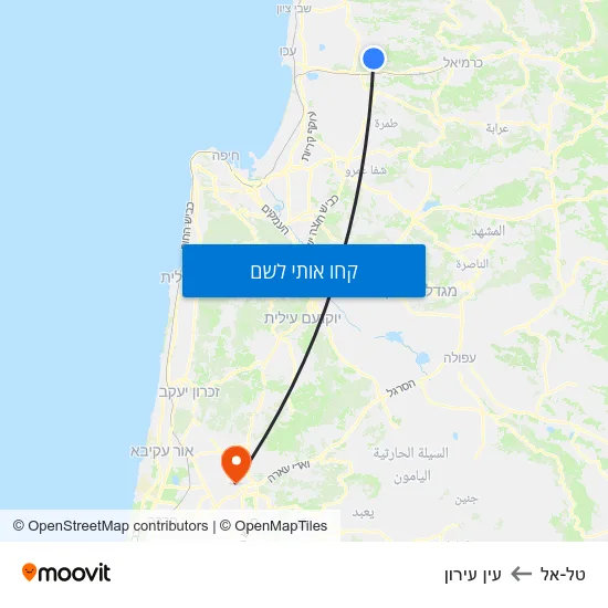 מפת טל-אל לעין עירון