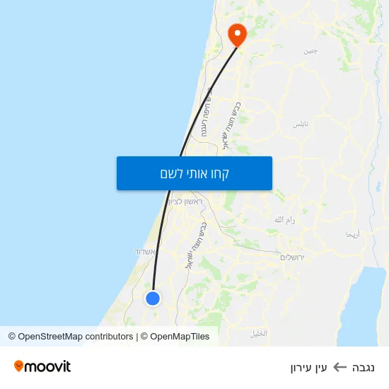 מפת נגבה לעין עירון