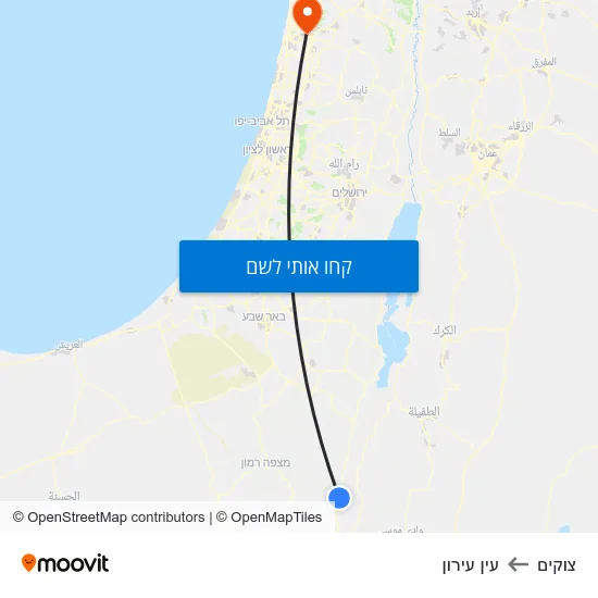 מפת צוקים לעין עירון