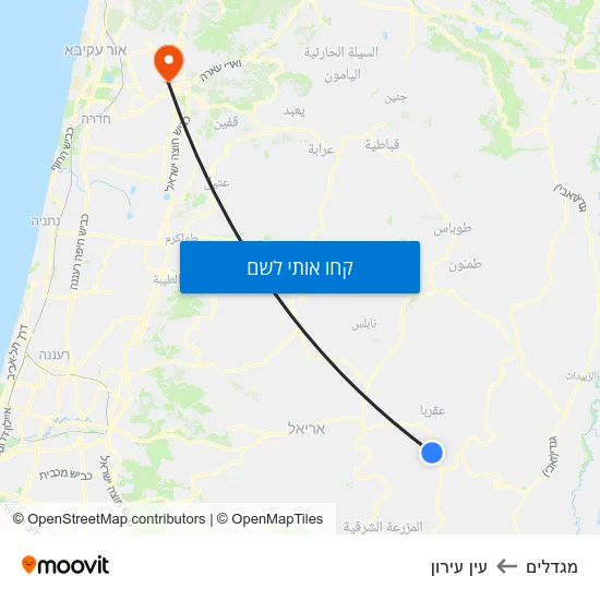 מפת מגדלים לעין עירון
