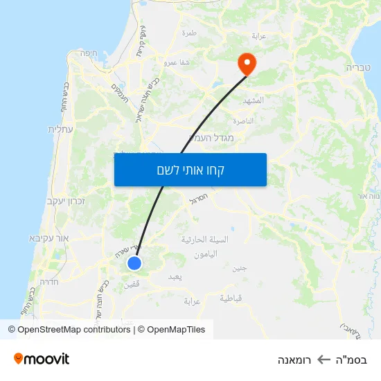 מפת בסמ"ה לרומאנה