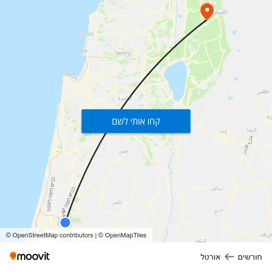 מפת חורשים לאורטל