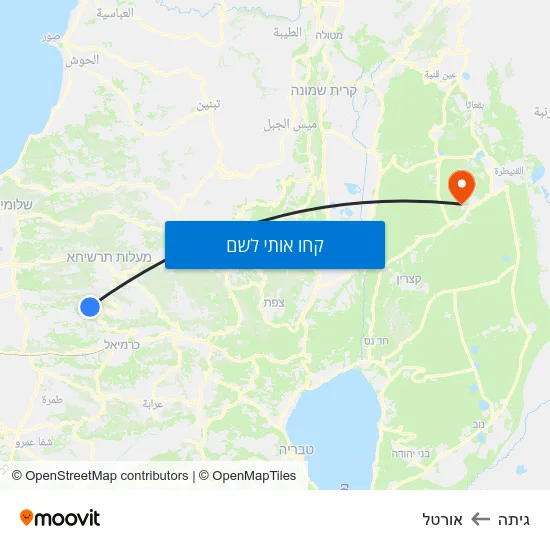מפת גיתה לאורטל