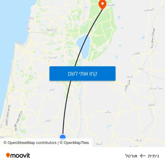 מפת גיתית לאורטל