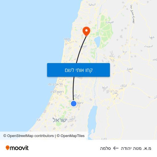 מפת מ.א. מטה יהודה לסלמה