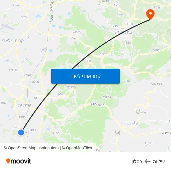 מפת שלווה לכסלון
