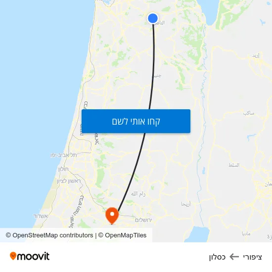 מפת ציפורי לכסלון