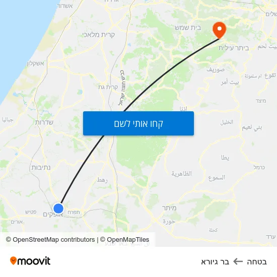 מפת בטחה לבר גיורא