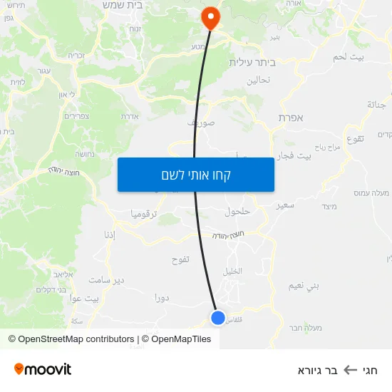 מפת חגי לבר גיורא
