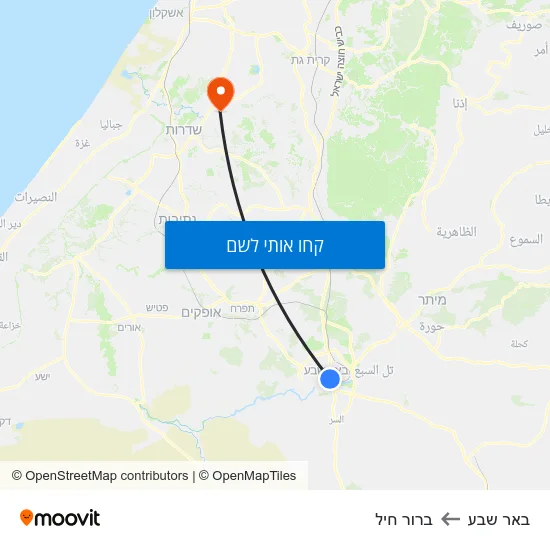 מפת באר שבע לברור חיל