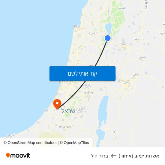 מפת אשדות יעקב (איחוד) לברור חיל