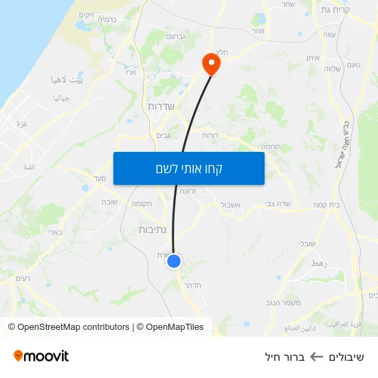 מפת שיבולים לברור חיל