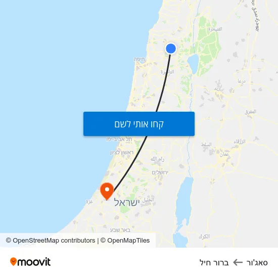 מפת סאג'ור לברור חיל