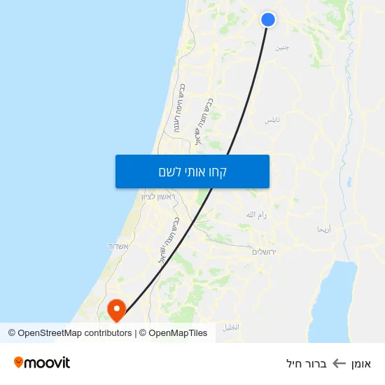 מפת אומן לברור חיל
