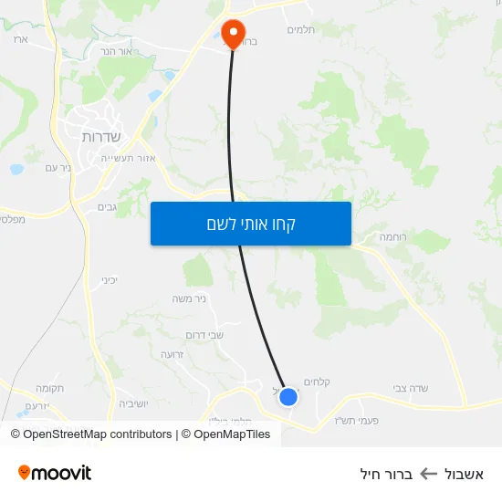 מפת אשבול לברור חיל