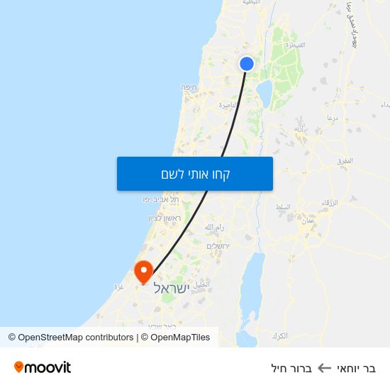 מפת בר יוחאי לברור חיל