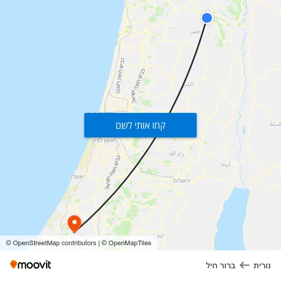 מפת נורית לברור חיל
