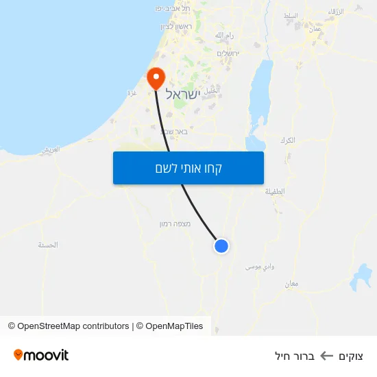 מפת צוקים לברור חיל