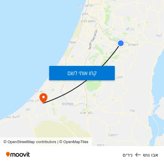 מפת אבו גוש לנירים
