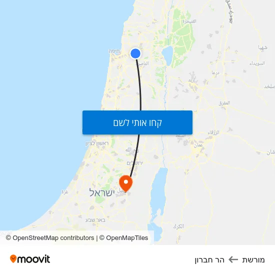 מפת מורשת להר חברון