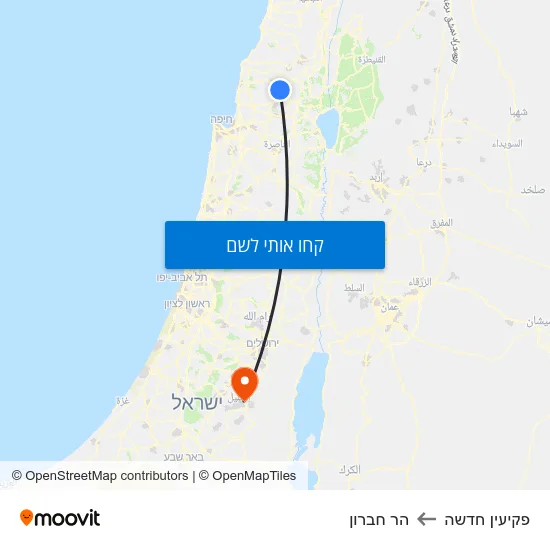 מפת פקיעין חדשה להר חברון