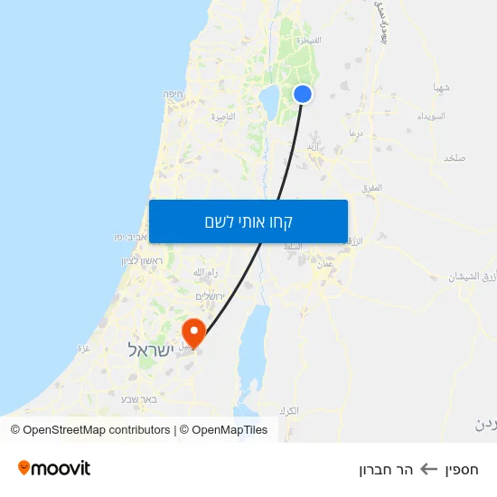 מפת חספין להר חברון