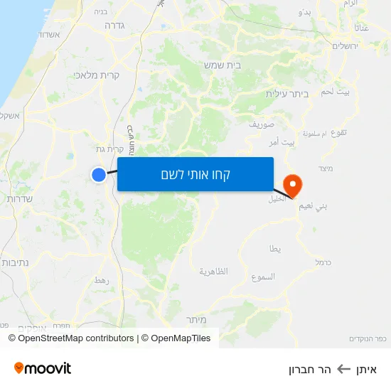מפת איתן להר חברון