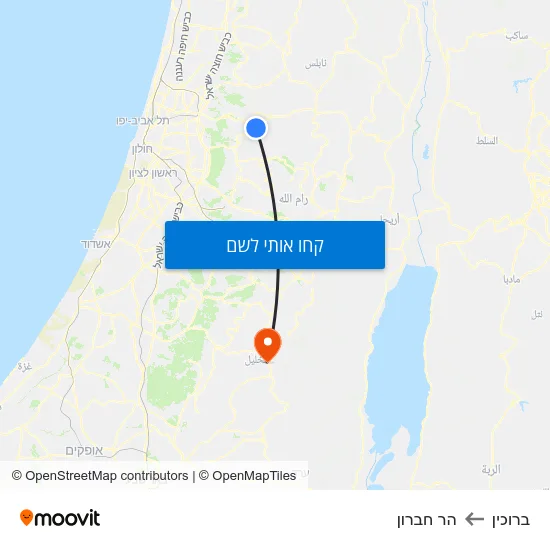 מפת ברוכין להר חברון