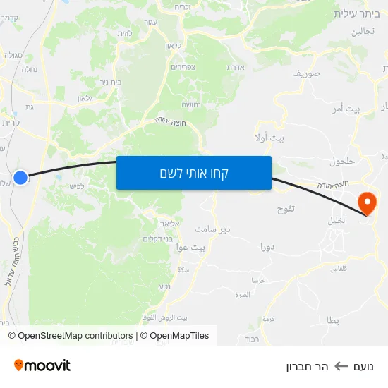 מפת נועם להר חברון