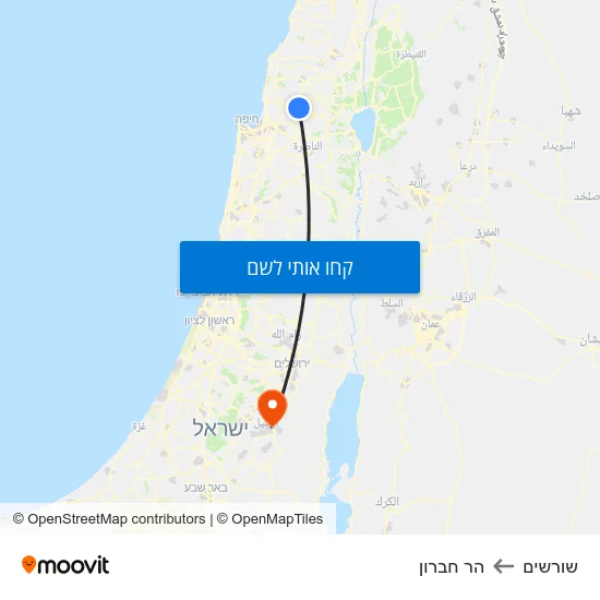 מפת שורשים להר חברון