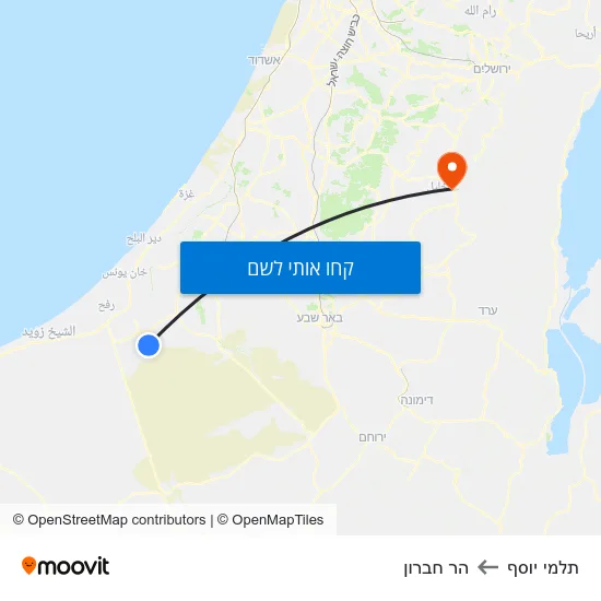 מפת תלמי יוסף להר חברון