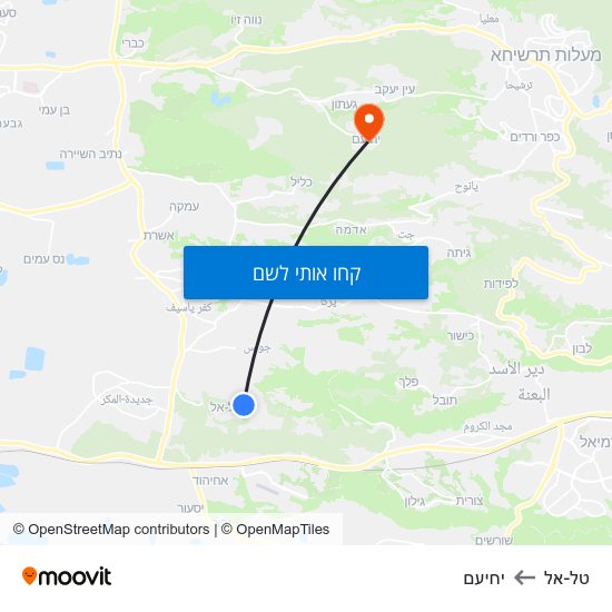 מפת טל-אל ליחיעם