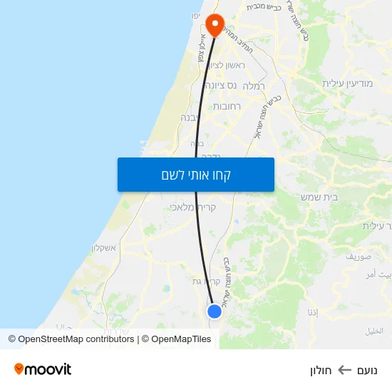 מפת נועם לחולון