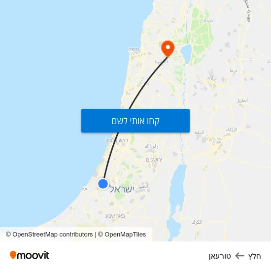 מפת חלץ לטורעאן
