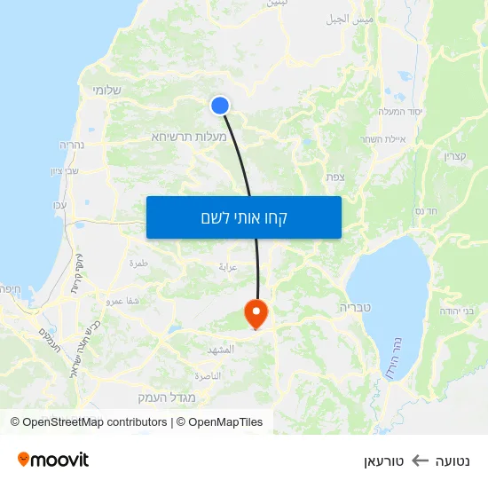 מפת נטועה לטורעאן