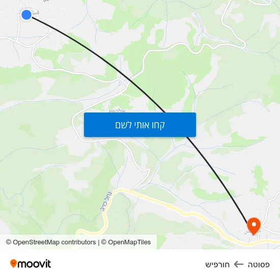מפת פסוטה לחורפיש
